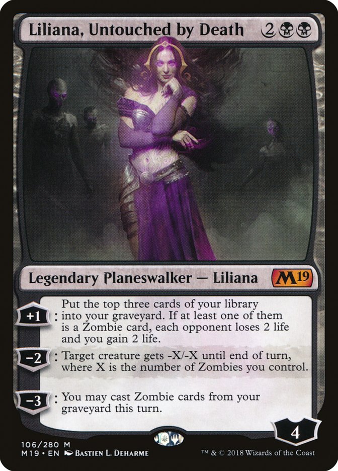 Liliana, Untouched by Death [Core Set 2019] | Gamers Paradise