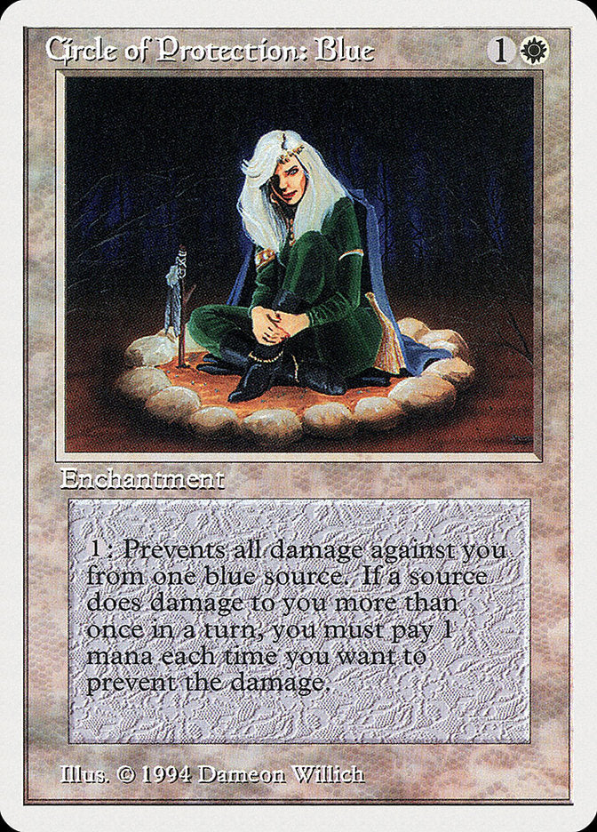 Circle of Protection: Blue [Summer Magic / Edgar] | Gamers Paradise