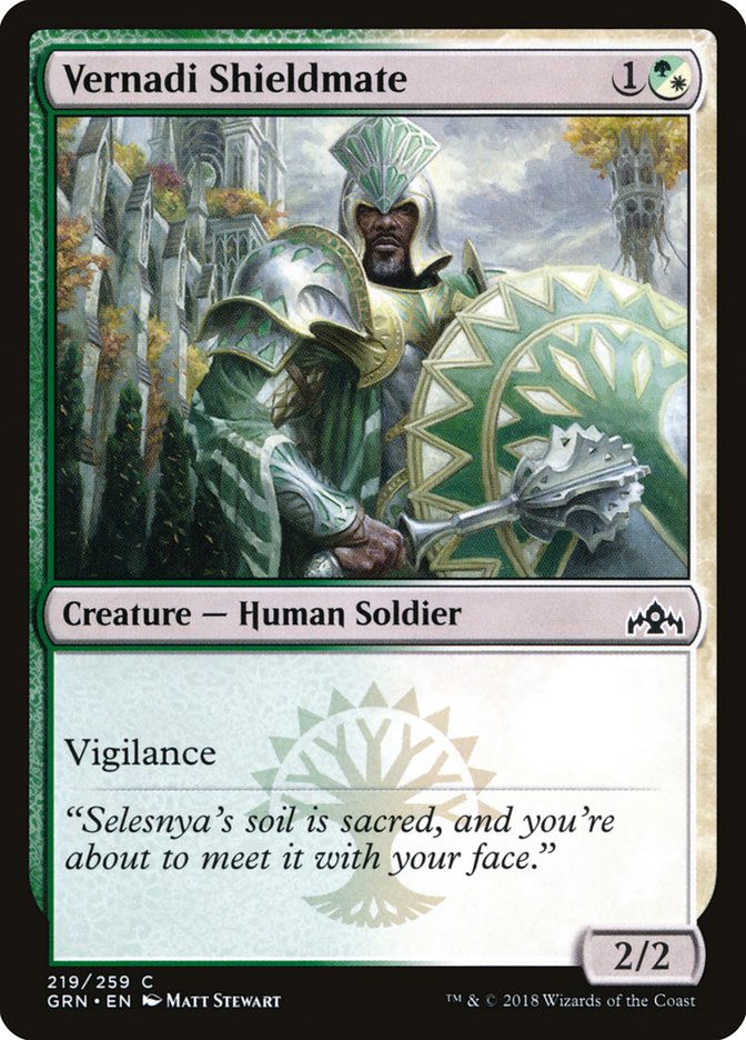 Vernadi Shieldmate [Guilds of Ravnica] | Gamers Paradise