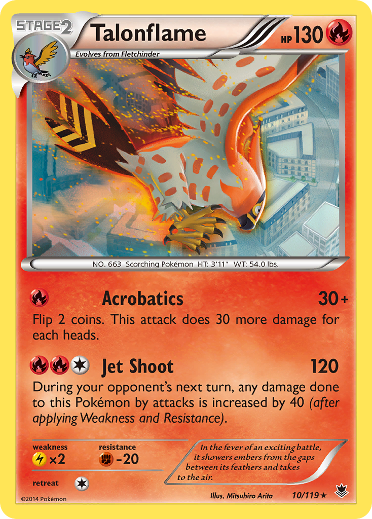 Talonflame (10/119) [XY: Phantom Forces] | Gamers Paradise