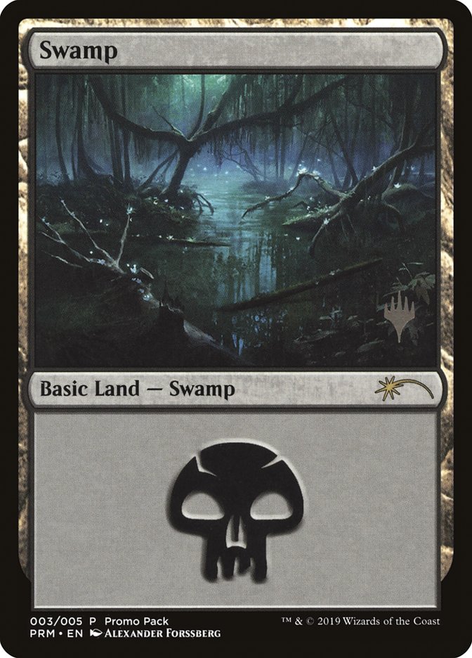 Swamp (3) [Core Set 2020 Promo Pack] | Gamers Paradise