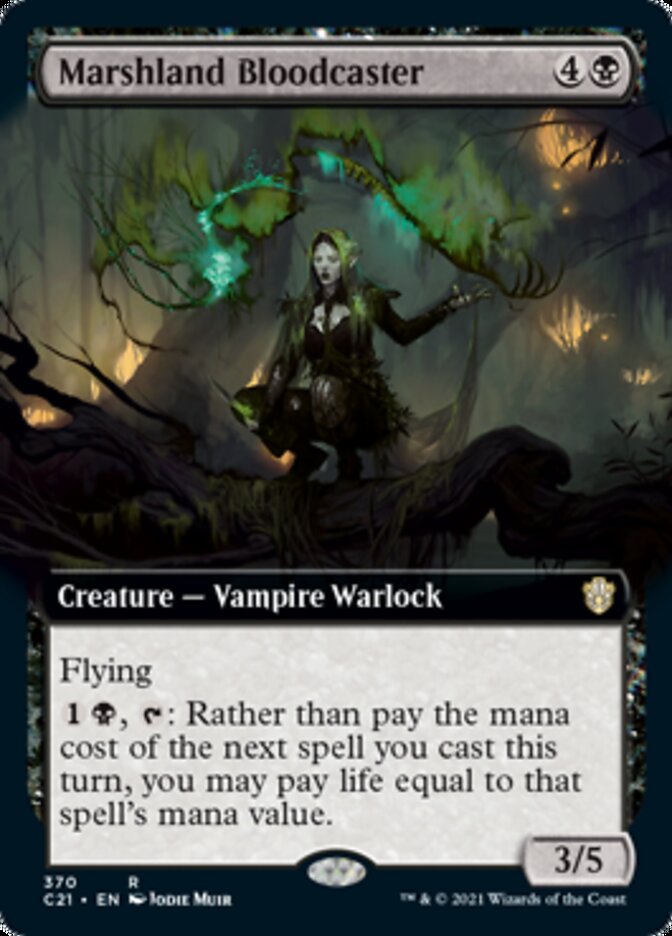 Marshland Bloodcaster (Extended Art) [Commander 2021] | Gamers Paradise