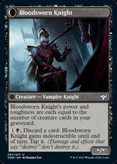 Bloodsworn Squire // Bloodsworn Knight [Innistrad: Crimson Vow] | Gamers Paradise