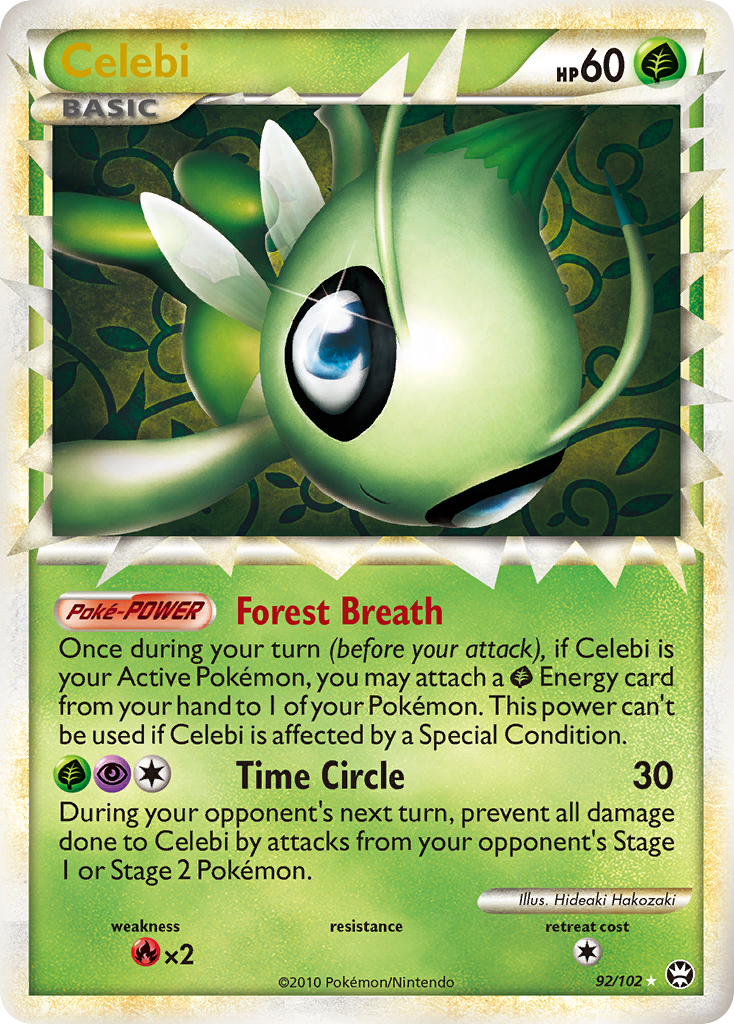 Celebi (92/102) [HeartGold & SoulSilver: Triumphant] | Gamers Paradise