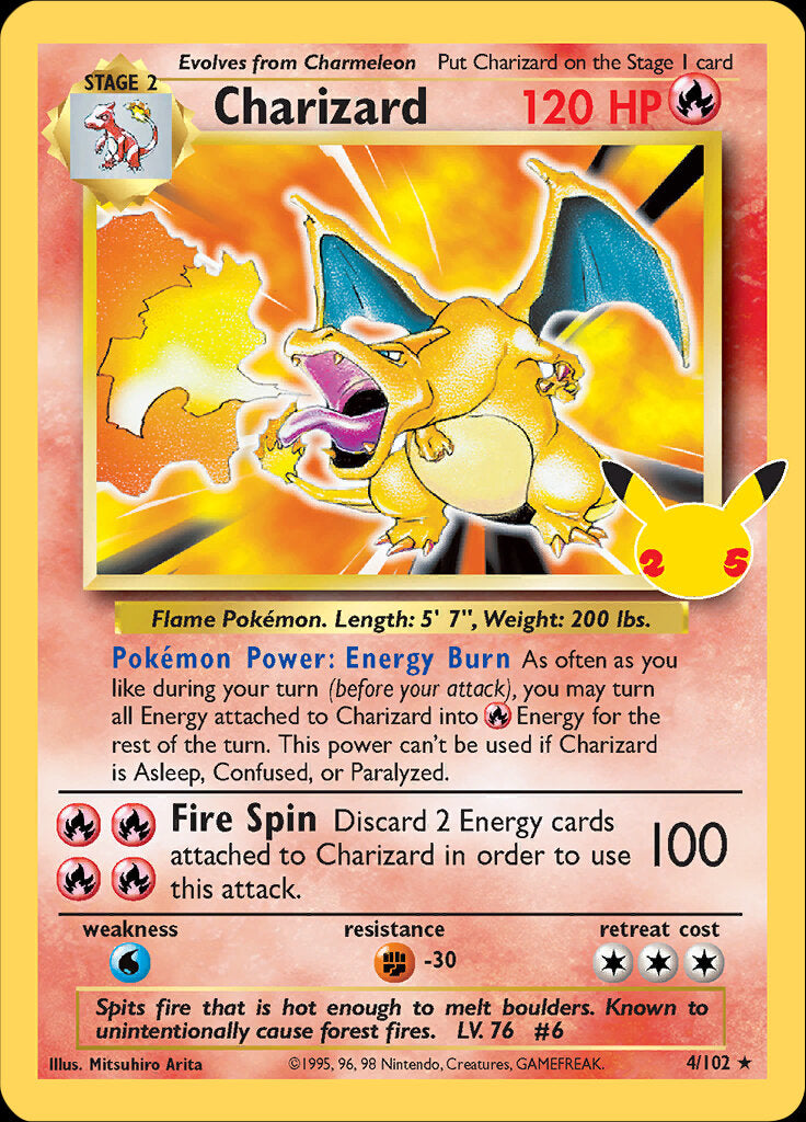 Charizard (4/102) [Celebrations: 25th Anniversary - Classic Collection] | Gamers Paradise