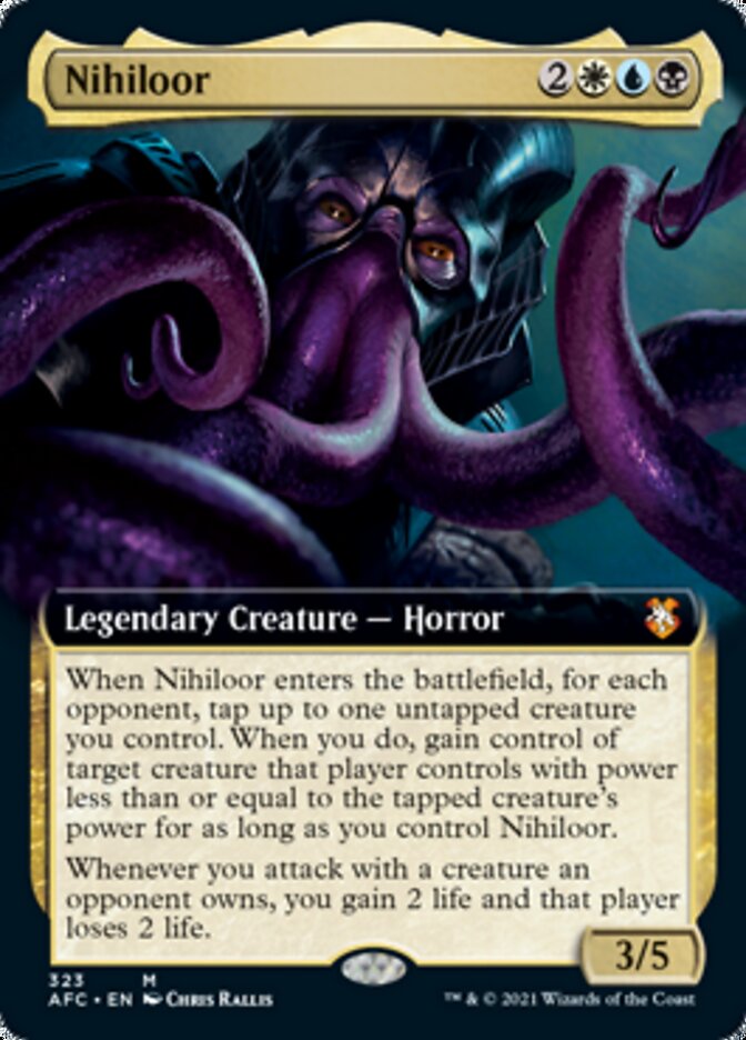 Nihiloor (Extended Art) [Dungeons & Dragons: Adventures in the Forgotten Realms Commander] | Gamers Paradise