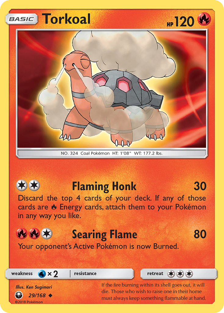 Torkoal (29/168) [Sun & Moon: Celestial Storm] | Gamers Paradise