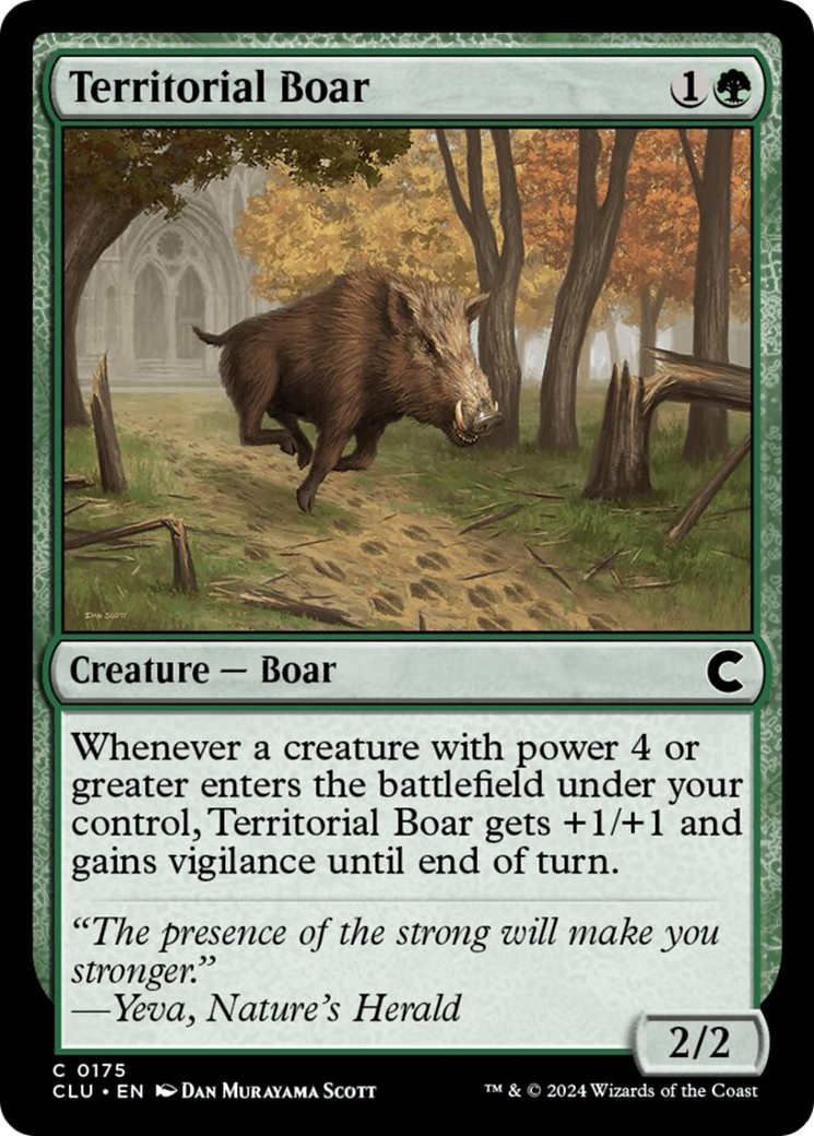 Territorial Boar [Ravnica: Clue Edition] | Gamers Paradise