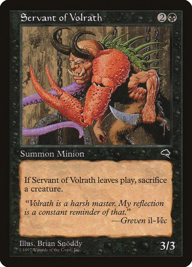 Servant of Volrath [Tempest] | Gamers Paradise