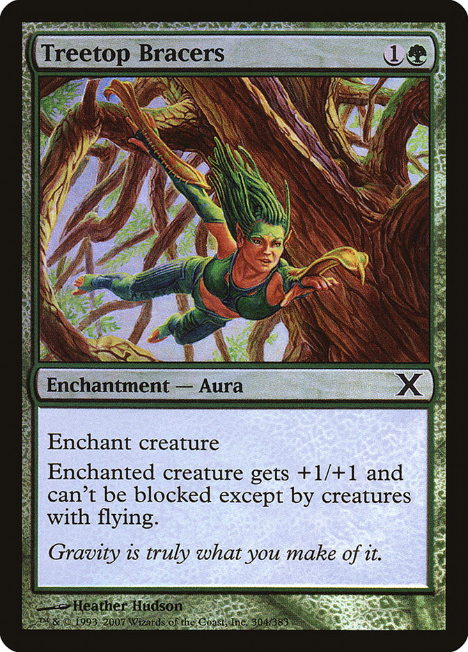 Treetop Bracers (Premium Foil) [Tenth Edition] | Gamers Paradise