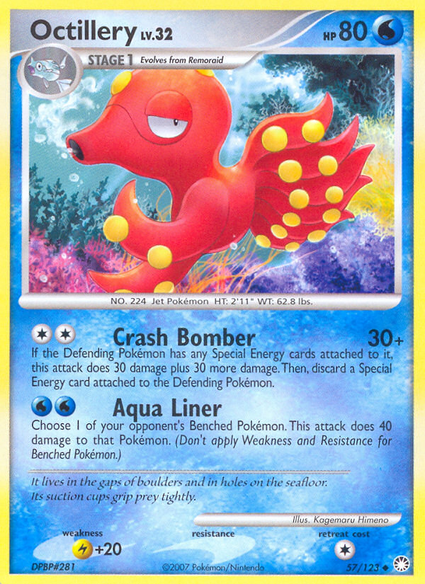 Octillery (57/123) [Diamond & Pearl: Mysterious Treasures] | Gamers Paradise