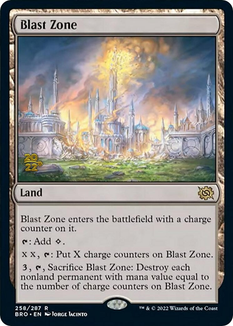 Blast Zone (258) [The Brothers' War Prerelease Promos] | Gamers Paradise