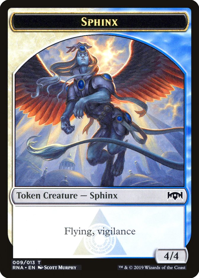 Bird // Sphinx Double-Sided Token [Ravnica Allegiance Guild Kit Tokens] | Gamers Paradise