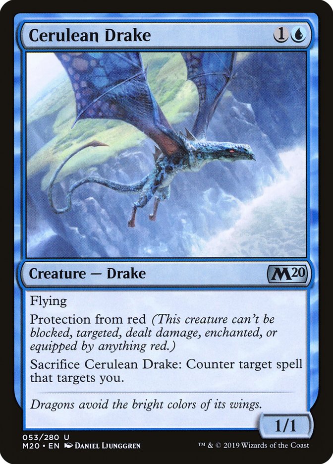 Cerulean Drake [Core Set 2020] | Gamers Paradise