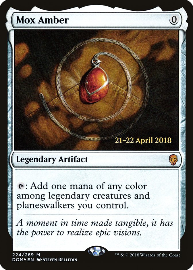 Mox Amber [Dominaria Prerelease Promos] | Gamers Paradise