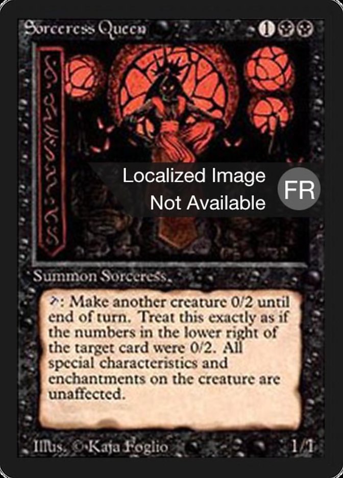 Sorceress Queen [Foreign Black Border] | Gamers Paradise