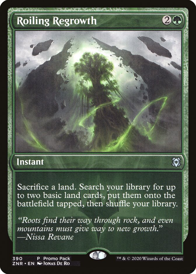 Roiling Regrowth (Promo Pack) [Zendikar Rising Promos] | Gamers Paradise