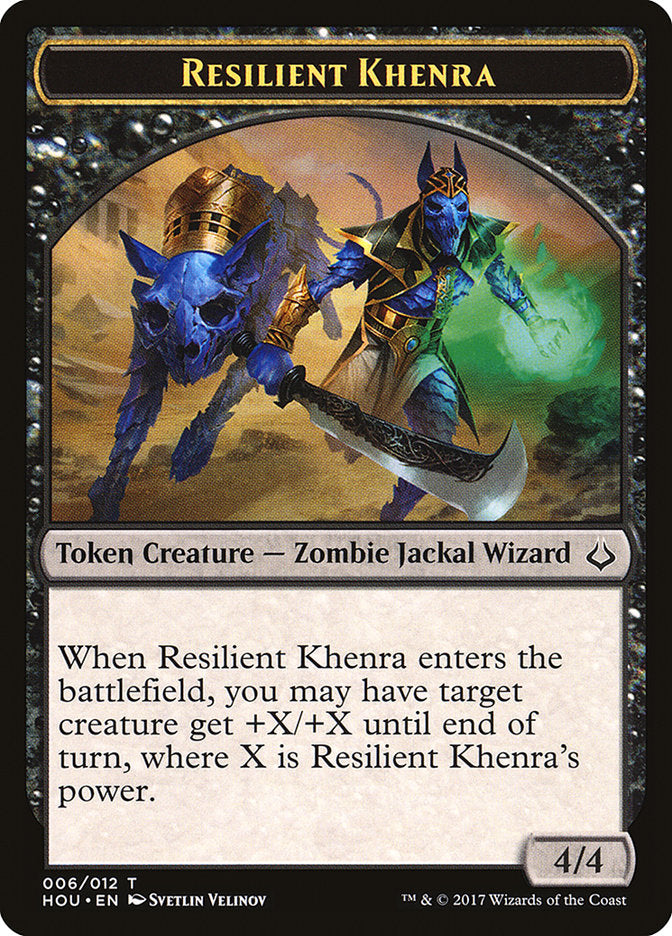 Resilient Khenra Token [Hour of Devastation Tokens] | Gamers Paradise