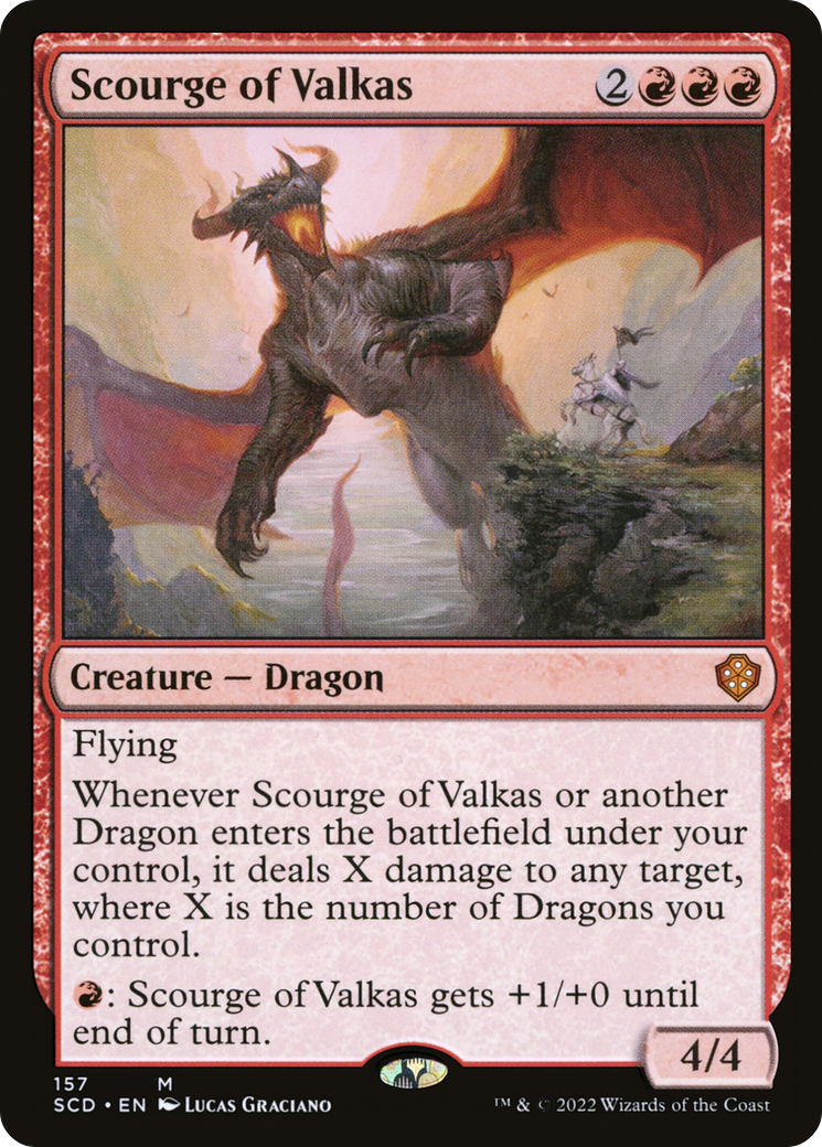 Scourge of Valkas [Starter Commander Decks] | Gamers Paradise