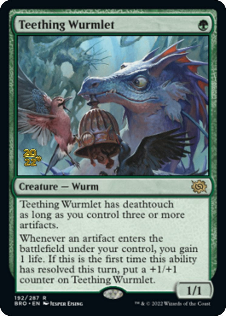 Teething Wurmlet [The Brothers' War Prerelease Promos] | Gamers Paradise