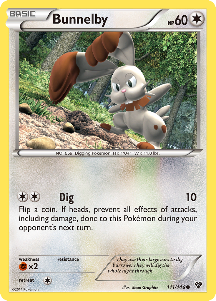 Bunnelby (111/146) [XY: Base Set] | Gamers Paradise