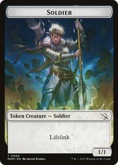 Soldier // Thopter Double-Sided Token [March of the Machine Tokens] | Gamers Paradise