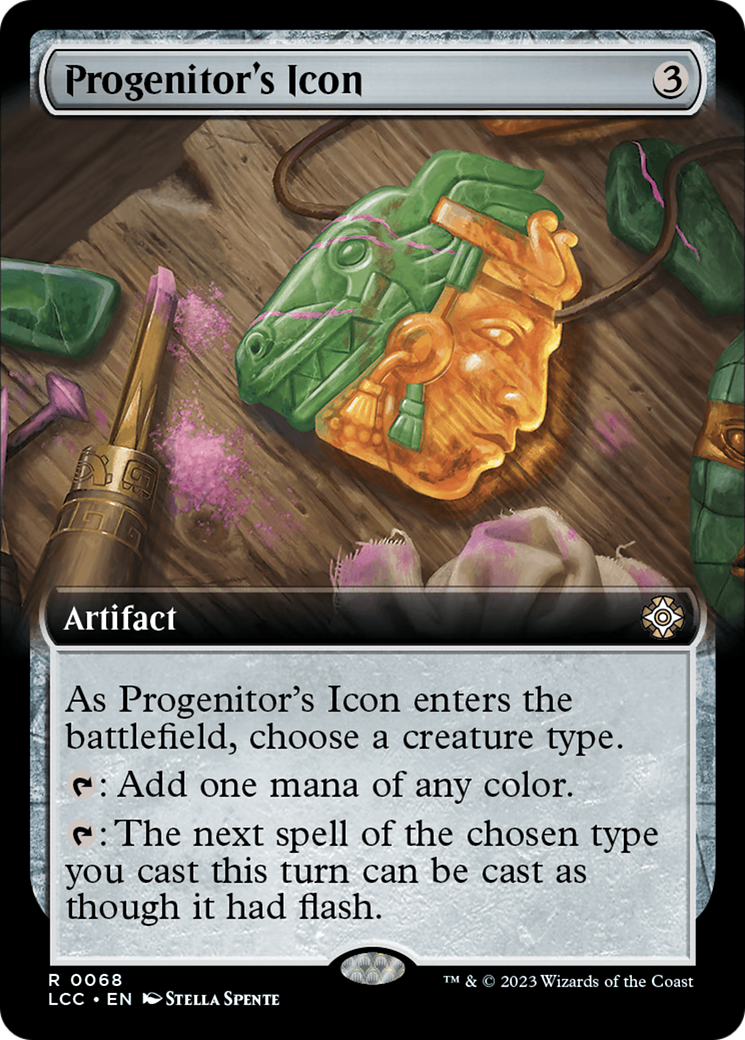 Progenitor's Icon (Extended Art) [The Lost Caverns of Ixalan Commander] | Gamers Paradise