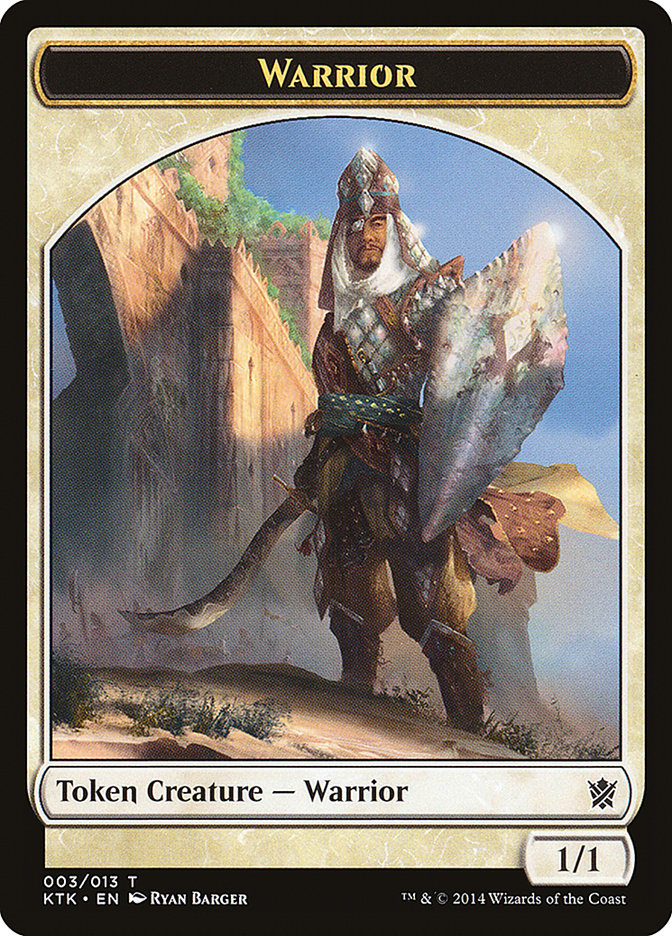 Warrior Token (003/013) [Khans of Tarkir Tokens] | Gamers Paradise