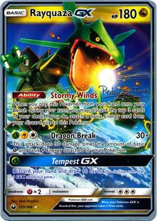 Rayquaza GX (109/168) (Dragones y Sombras - Pedro Eugenio Torres) [World Championships 2018] | Gamers Paradise