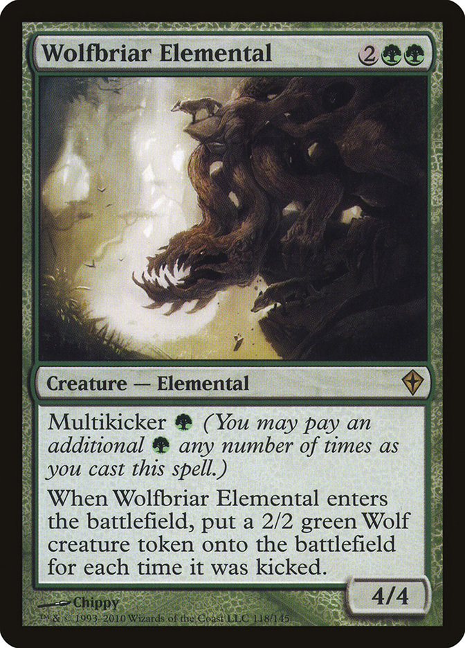 Wolfbriar Elemental [Worldwake] | Gamers Paradise