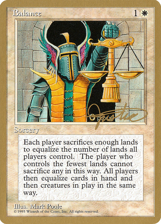 Balance (Mark Justice) [Pro Tour Collector Set] | Gamers Paradise