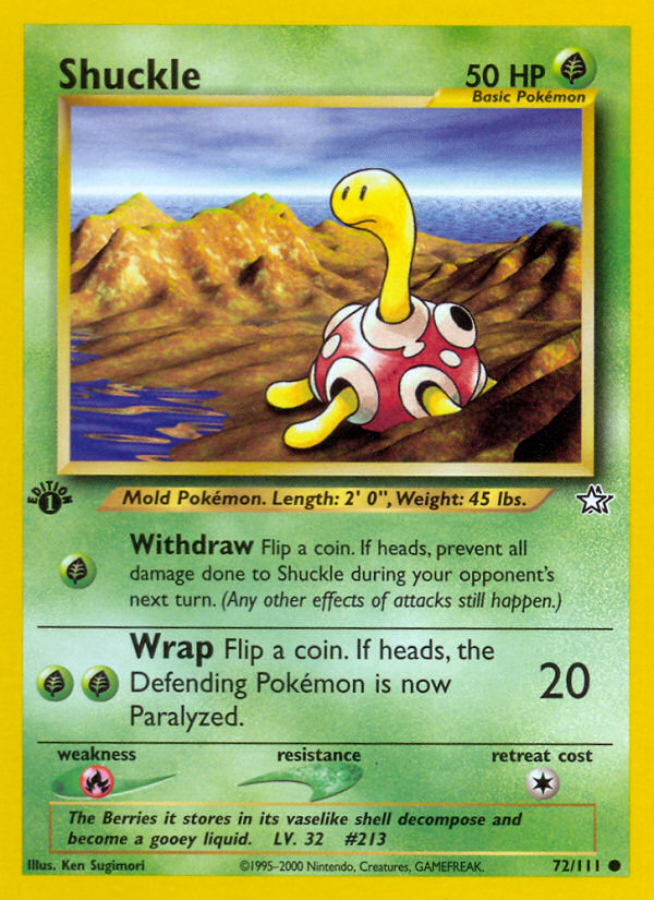 Shuckle (72/111) [Neo Genesis 1st Edition] | Gamers Paradise