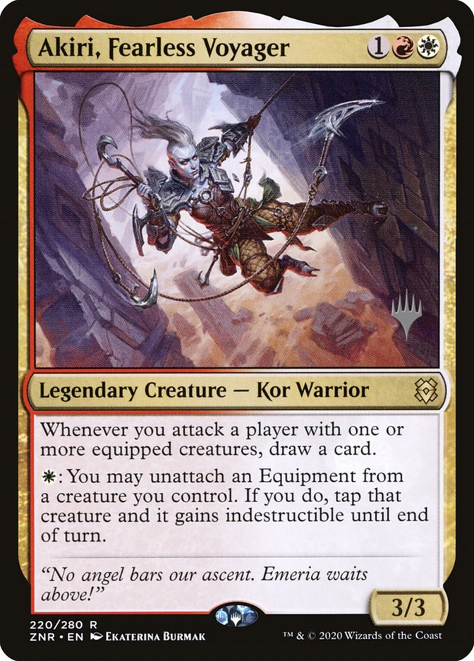 Akiri, Fearless Voyager (Promo Pack) [Zendikar Rising Promos] | Gamers Paradise