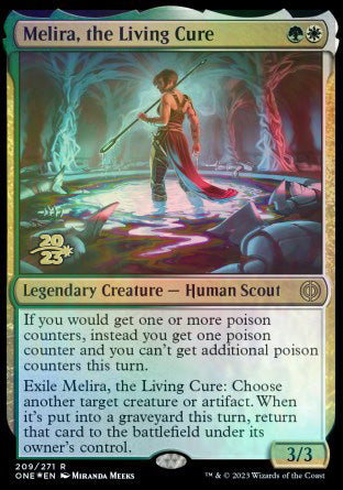 Melira, the Living Cure [Phyrexia: All Will Be One Prerelease Promos] | Gamers Paradise