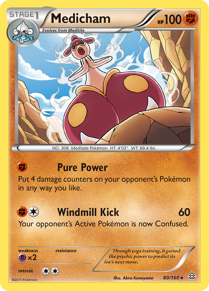 Medicham (80/160) [XY: Primal Clash] | Gamers Paradise