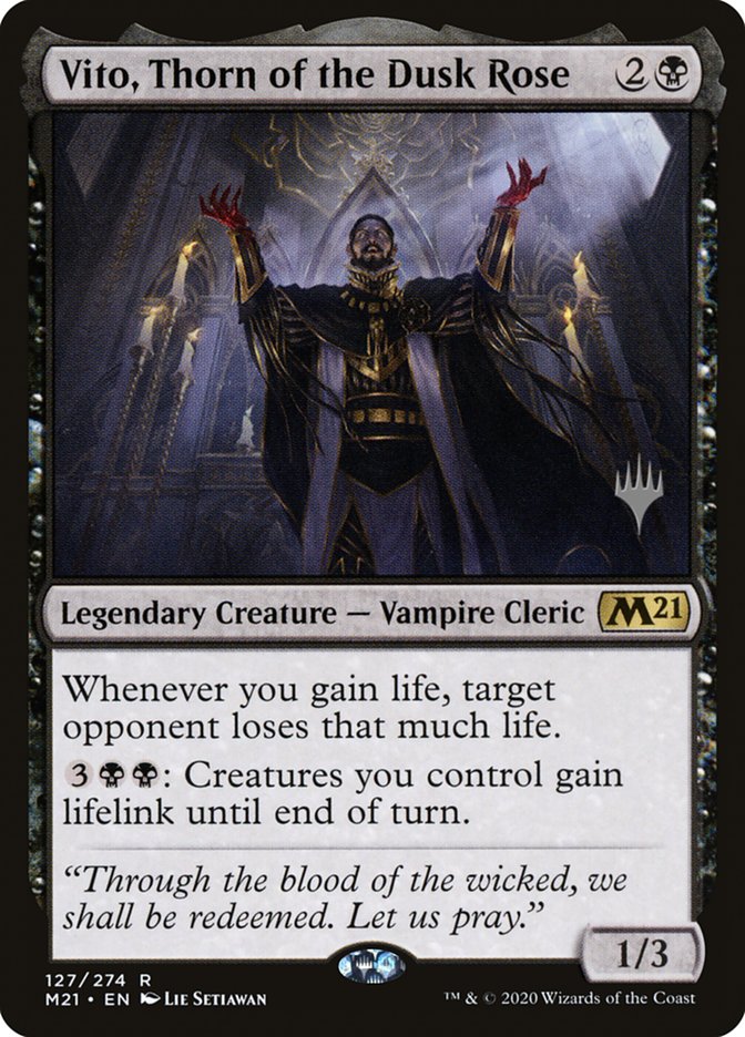 Vito, Thorn of the Dusk Rose (Promo Pack) [Core Set 2021 Promos] | Gamers Paradise