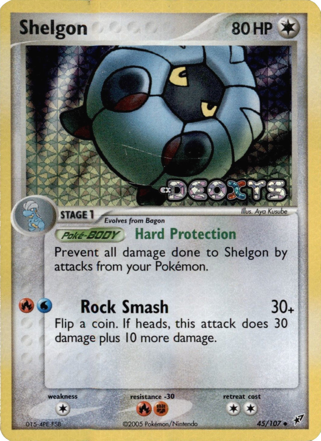 Shelgon (45/107) (Stamped) [EX: Deoxys] | Gamers Paradise