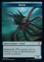 Squid // The Monarch Double-Sided Token [Streets of New Capenna Commander Tokens] | Gamers Paradise