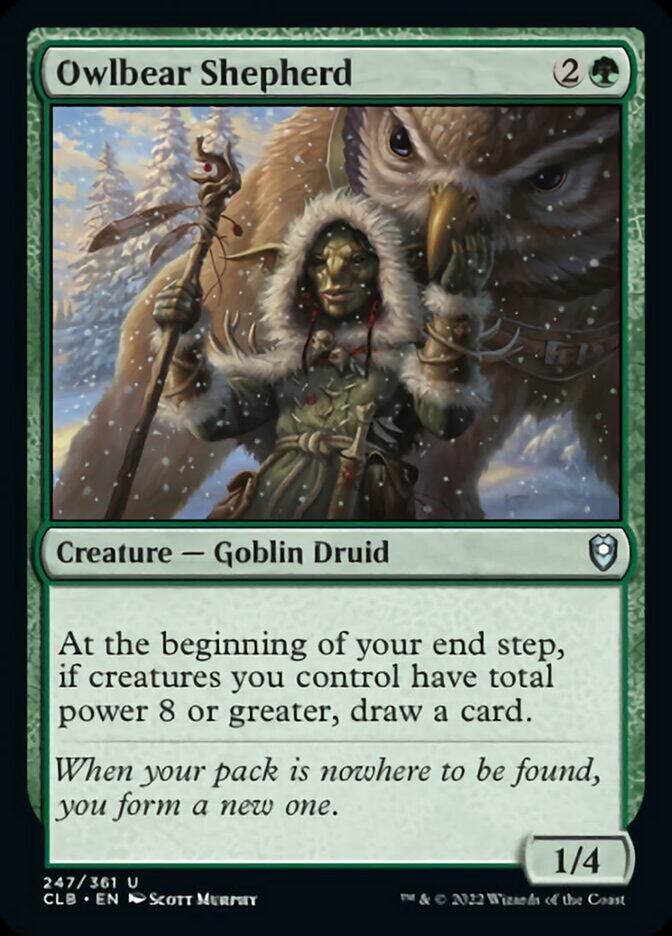 Owlbear Shepherd [Commander Legends: Battle for Baldur's Gate] | Gamers Paradise