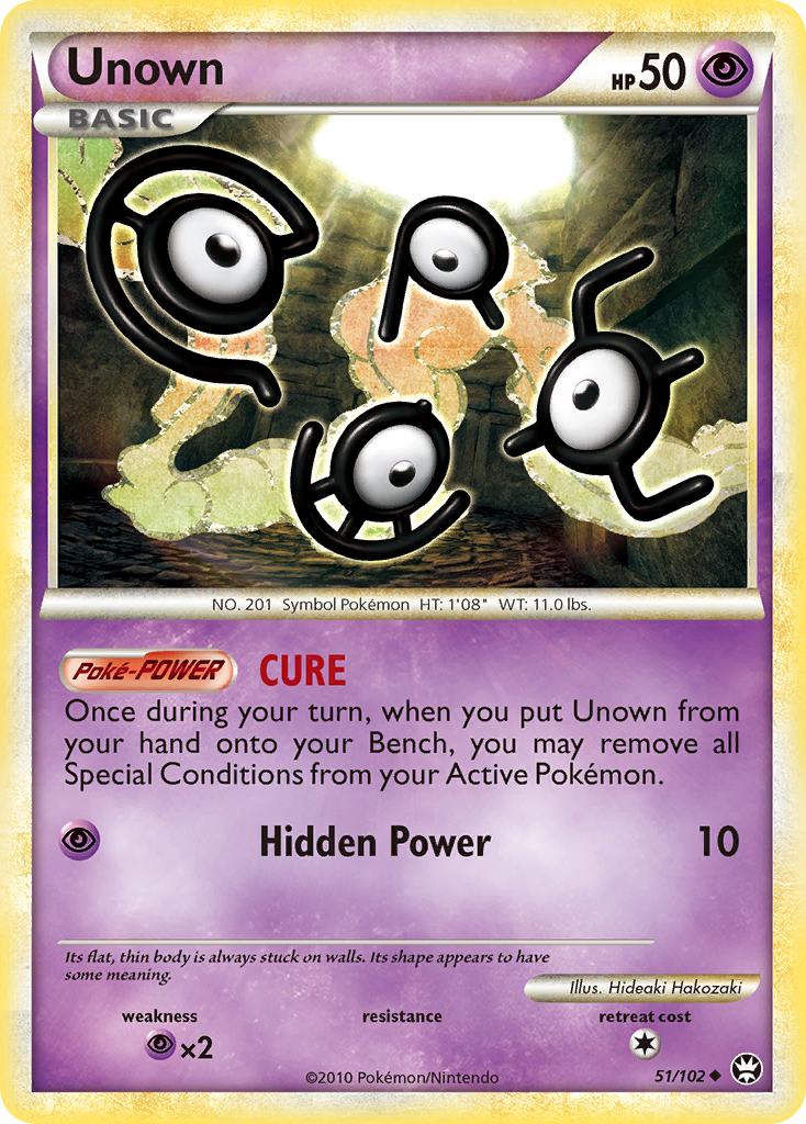 Unown (51/102) [HeartGold & SoulSilver: Triumphant] | Gamers Paradise