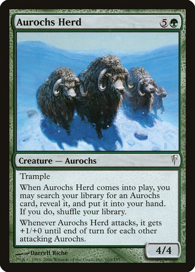 Aurochs Herd [Coldsnap] | Gamers Paradise