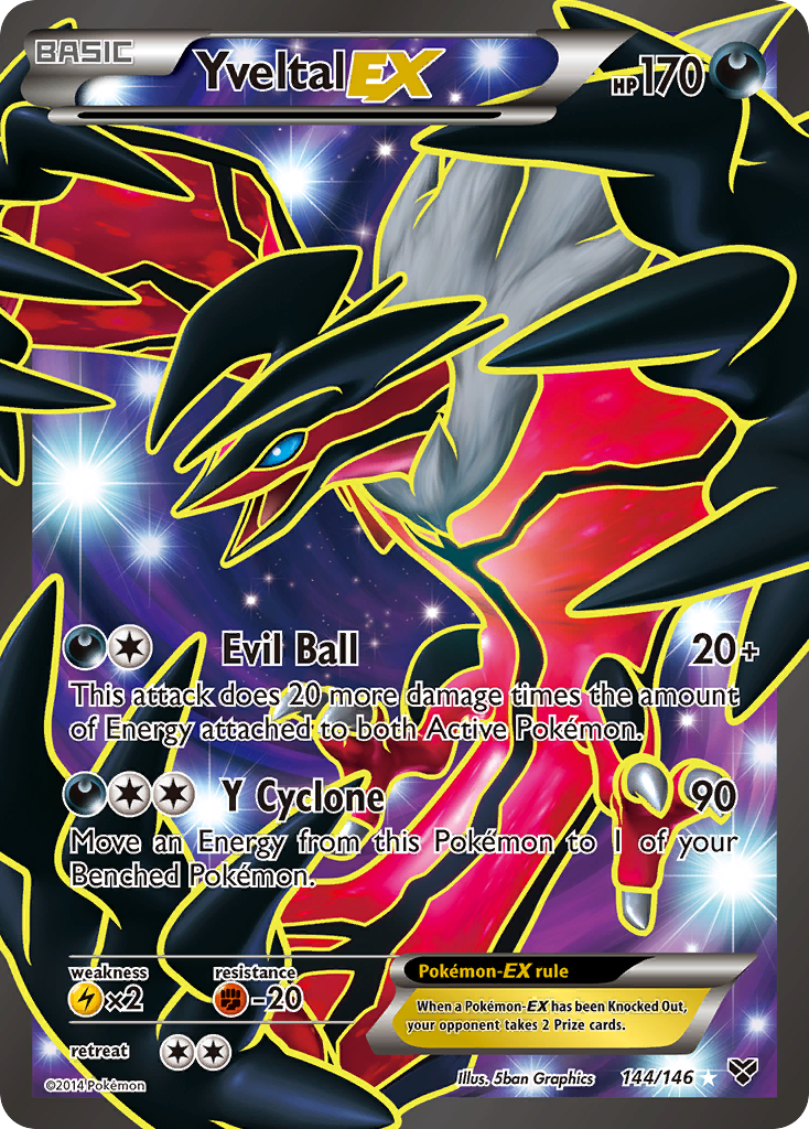 Yveltal EX (144/146) [XY: Base Set] | Gamers Paradise