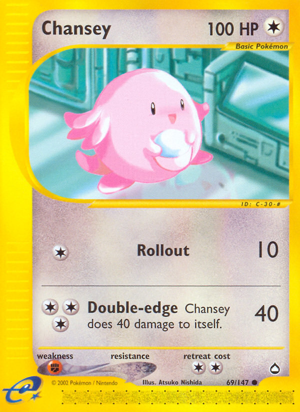 Chansey (69/147) [Aquapolis] | Gamers Paradise