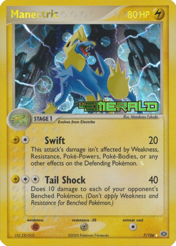 Manectric (7/106) (Stamped) [EX: Emerald] | Gamers Paradise