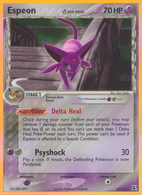 Espeon (4/113)(Delta Species) [EX: Delta Species] | Gamers Paradise