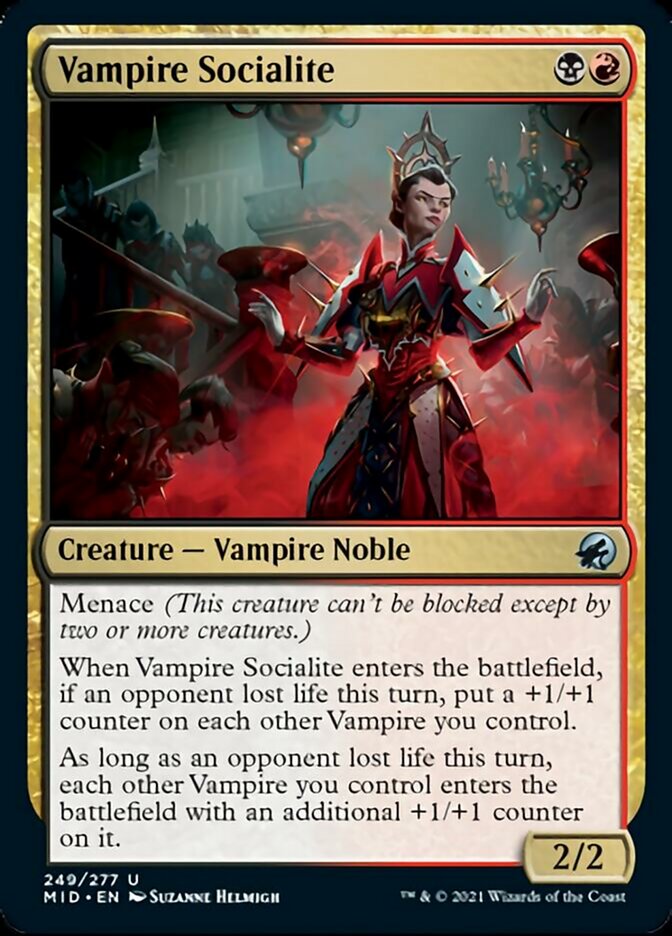 Vampire Socialite [Innistrad: Midnight Hunt] | Gamers Paradise