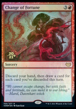 Change of Fortune [Innistrad: Crimson Vow Prerelease Promos] | Gamers Paradise