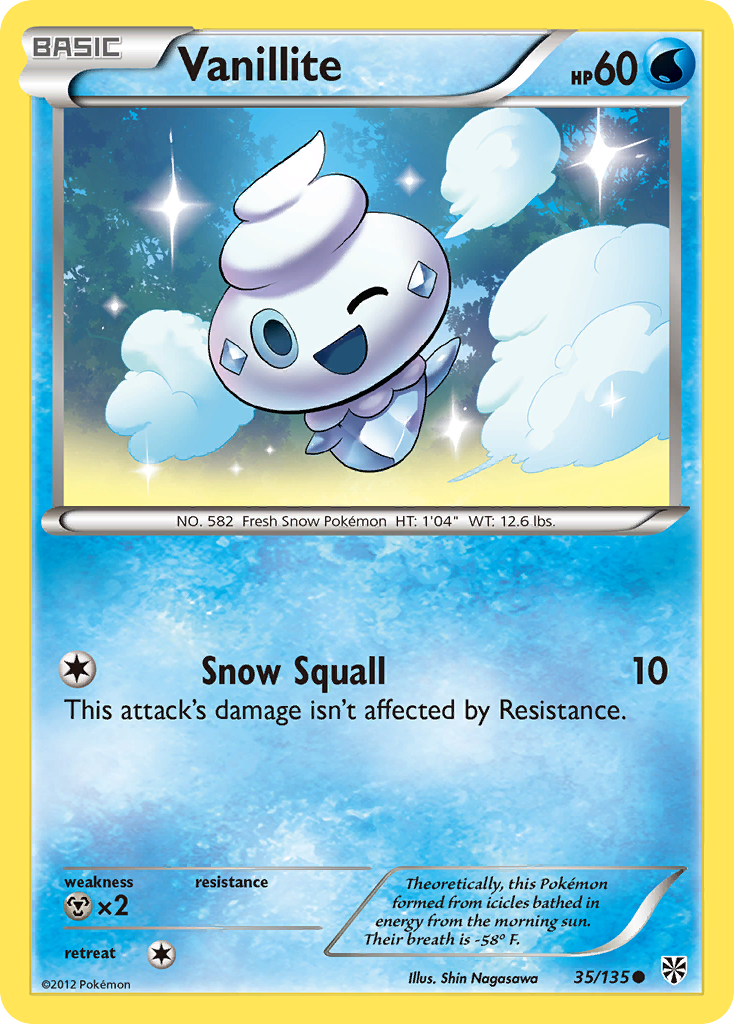 Vanillite (35/135) [Black & White: Plasma Storm] | Gamers Paradise