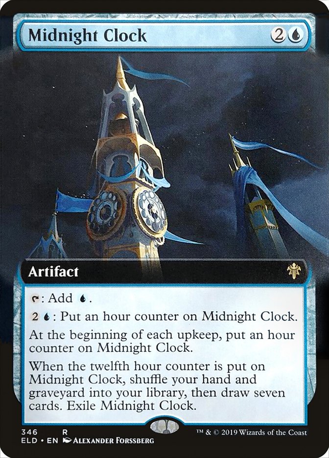 Midnight Clock (Extended Art) [Throne of Eldraine] | Gamers Paradise