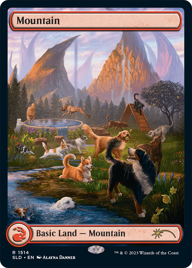 Mountain (1514) [Secret Lair Commander Deck: Raining Cats and Dogs] | Gamers Paradise
